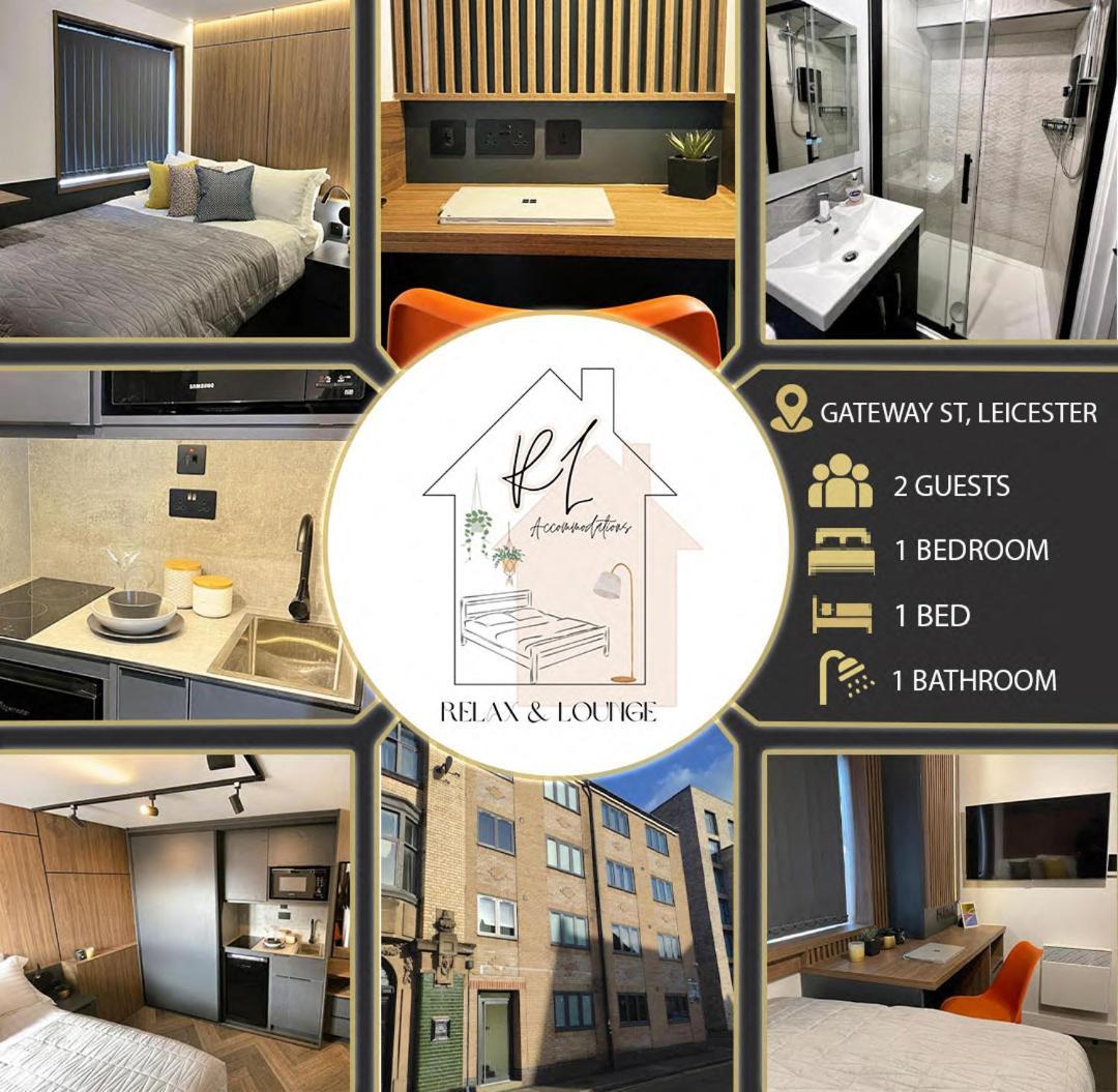 Deluxe 1 Bed Studio 2A Near Royal Infirmary & Dmu Leicester Esterno foto